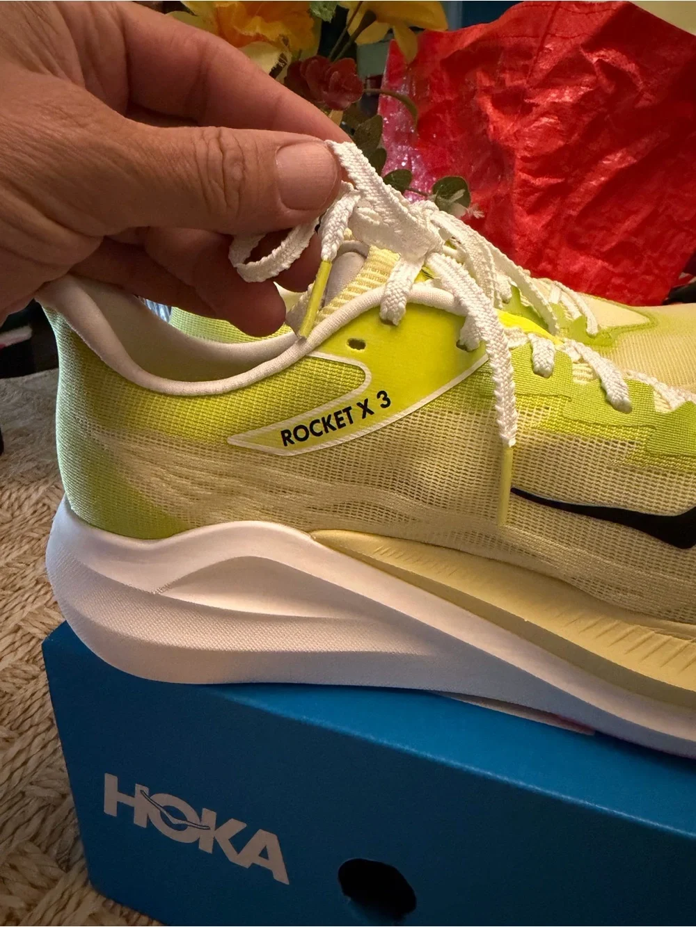 Hoka ROCKET X 3s sz 10 mens/ 11 women new in box $250 and up everywhere!!!
